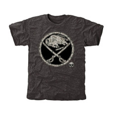 Buffalo Sabres Black Rink Warrior Tri-Blend T-Shirt