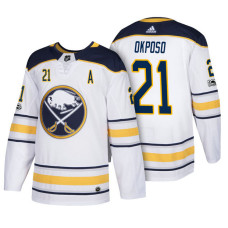 Buffalo Sabres #21 Kyle Okposo White 2018 New Season Team Road Jersey