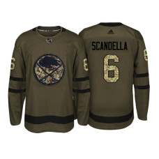 Buffalo Sabres #6 Marco Scandella Camo Salute To Service Jersey