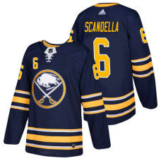 Buffalo Sabres #6 Marco Scandella Navy 2018 New Season Player Home Jersey