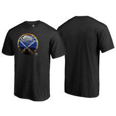 Buffalo Sabres Black Crew Neck Midnight Mascot Team T-shirt