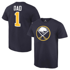 Buffalo Sabres Navy Number One Dad T-Shirt