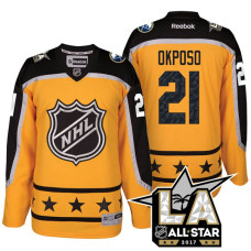 Buffalo Sabres Kyle Okposo #21 Yellow La Kings All Star Jersey