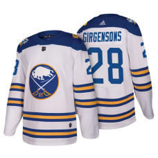 Buffalo Sabres #28 Zemgus Girgensons White 2018 Winter Classic Authentic Jersey