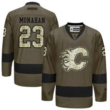 Calgary Flames Sean Monahan #23 Green Camo Player Jersey