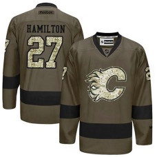 Calgary Flames Dougie Hamilton #27 Green Camo Player Jersey