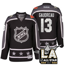 Calgary Flames Johnny Gaudreau #13 Black La Kings All Star Jersey