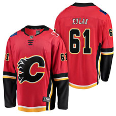 Calgary Flames #61 Breakaway Player Brett Kulak Jersey Red