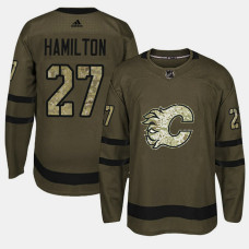 Calgary Flames #27 Camo Salute To Service Dougie Hamilton Jersey