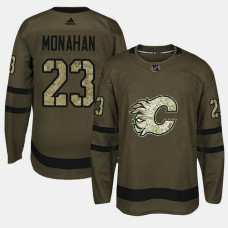 Calgary Flames #23 Camo Salute To Service Sean Monahan Jersey