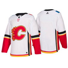 Calgary Flames White 2017-2018 Season New-Look Blank Jersey