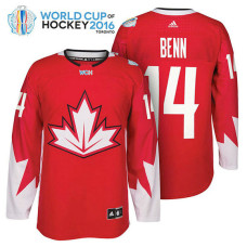 Ice Hockey Jamie Benn #14 Red 2016 World Cup Premier Player Jersey