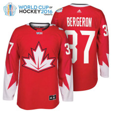 Ice Hockey Patrice Bergeron #37 Red 2016 World Cup Premier Player Jersey