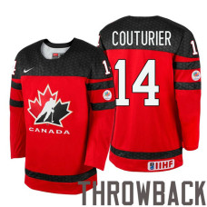 Canada Team #14 Sean Couturier Red 2017 IIHF World Championship Jersey