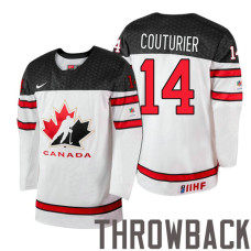 Canada Team #14 Sean Couturier White 2017 IIHF World Championship Jersey