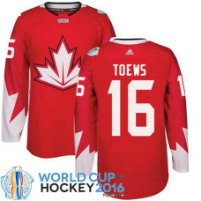 Canada Team #16 Jonathan Toews 2016 World Cup of Hockey Red Jersey