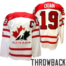 Canada Team #19 Shane Doan White 2007 Premier Throwback Jersey