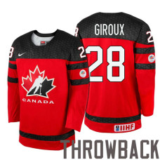 Canada Team #28 Claude Giroux Red 2017 IIHF World Championship Jersey