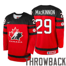 Canada Team #29 Nathan MacKinnon Red 2017 IIHF World Championship Jersey