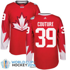 Canada Team #39 Logan Couture 2016 World Cup of Hockey Red Jersey