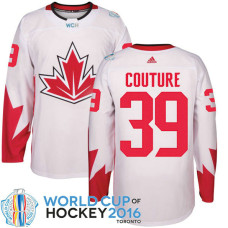 Canada Team #39 Logan Couture 2016 World Cup of Hockey White Jersey