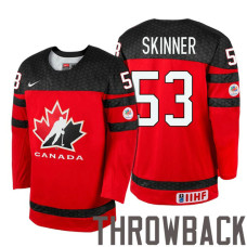 Canada Team #53 Jeff Skinner Red 2017 IIHF World Championship Jersey