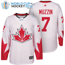 Canada Team #7 Jake Muzzin 2016 World Cup of Hockey White Jersey