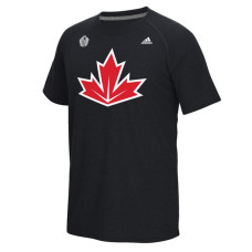 Canada Team Black 2016 World Cup Of Hockey Primary Logo T-shirt