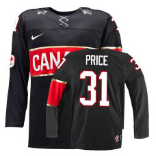 Canada Team Carey Price #31 Black Premier Olympic Jersey