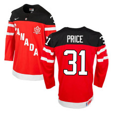 Canada Team Carey Price #31 Red 100th Anniversary Premier Olympic Jersey