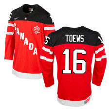 Canada Team Jonathan Toews #16 Red 100th Anniversary Premier Olympic Jersey