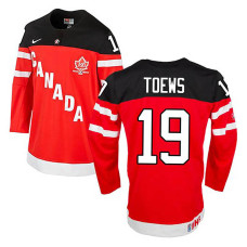 Canada Team Jonathan Toews #19 Red 100th Anniversary Premier Olympic Jersey