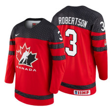 Canada Team #3 Matthew Robertson 2018 IIHF World Championship Red Player Jersey