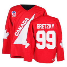 Canada Team Wayne Gretzky #99 Red Premier Olympic Jersey