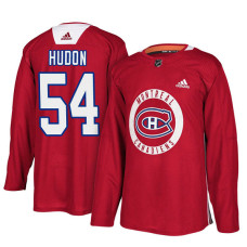 Montreal Canadiens #54 Charles Hudon Red Practice Jersey