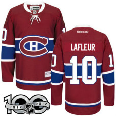 Montreal Canadiens #10 Guy Lafleur Red 100 Greatest Player Jersey