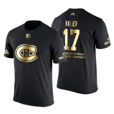 Montreal Canadiens Rinat Valiev Gold Limited with Message T-Shirt Black