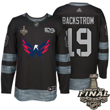 Washington Capitals #19 Nicklas Backstrom Black 2017 Stanley Cup Final 100th Classic Limited Fashion Jersey