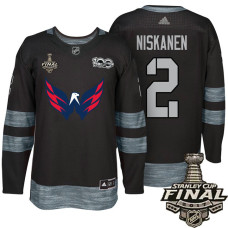 Washington Capitals #2 Matt Niskanen Black 2017 Stanley Cup Final 100th Classic Limited Fashion Jersey