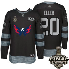 Washington Capitals #20 Lars Eller Black 2017 Stanley Cup Final 100th Classic Limited Fashion Jersey