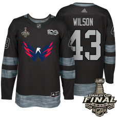 Washington Capitals #43 Tom Wilson Black 2017 Stanley Cup Final 100th Classic Limited Fashion Jersey