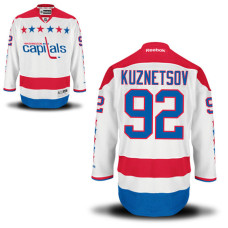 Washington Capitals Evgeny Kuznetsov #92 White Alternate Premier Jersey