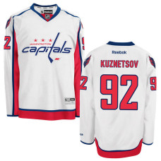 Washington Capitals Evgeny Kuznetsov #92 White Away Premier Jersey