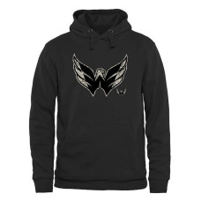 Washington Capitals Black Rink Warrior Fleece Pullover Hoodie