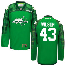 Washington Capitals Tom Wilson #43 Green St. Patrick's Day Jersey