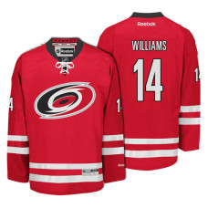 Carolina Hurricanes #14 Justin Williams Red 2017 Draft Premier Hockey Jersey