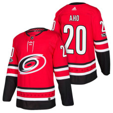 Carolina Hurricanes #20 Sebastian Aho Red 2018 New Season Home Authentic Jersey