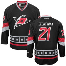 Carolina Hurricanes #21 Lee Stempniak Black Hockey Alternate Premier Jersey