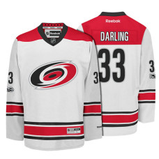 Carolina Hurricanes #33 Scott Darling White 2017 Draft New-Outfitted Player Premier Jersey