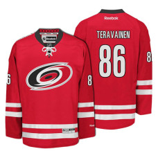 Carolina Hurricanes #86 Teuvo Teravainen Red Hockey Home Premier Jersey